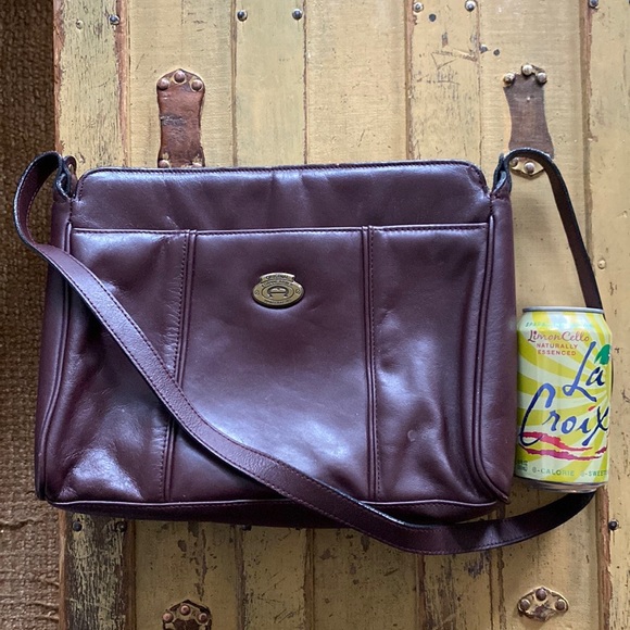 70s VINTAGE ETIENNE AIGNER BRAND 100% LEATHER BRIEFCASE WORK SLIM SHOULDER BAG - Picture 3 of 7